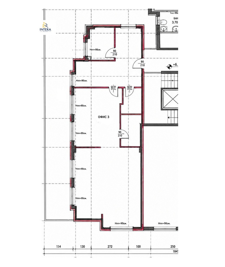 Дава под наем ОФИС, гр. София, Зона Б-5, снимка 14 - Офиси - 54627152