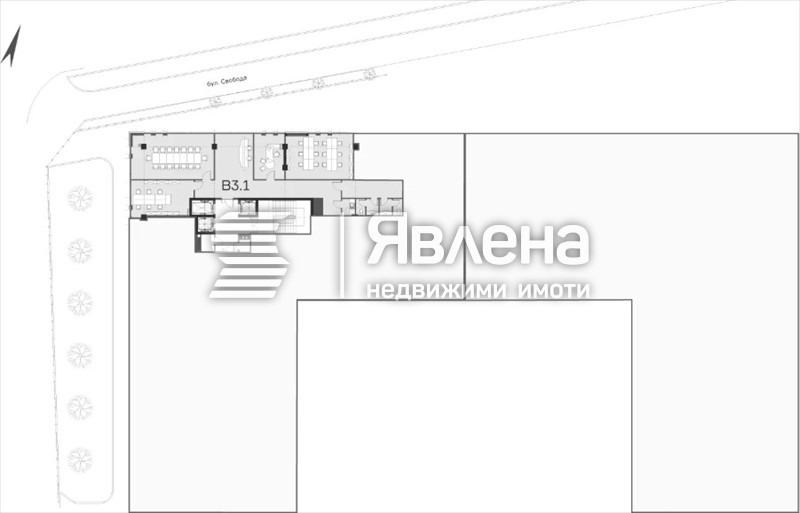 Дава под наем ОФИС, гр. Пловдив, Христо Смирненски, снимка 4 - Офиси - 53750851