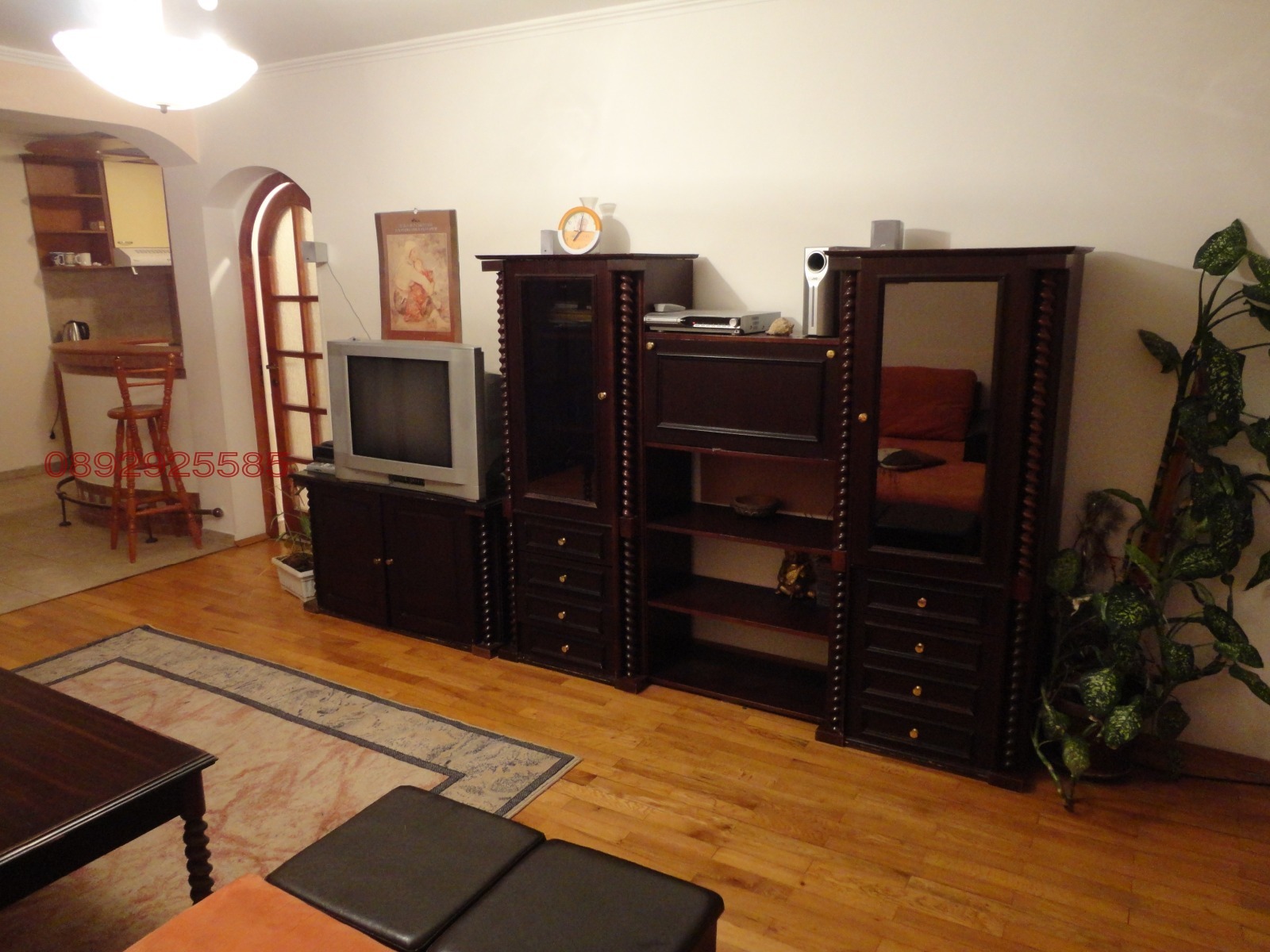 Дава под наем 3-СТАЕН, гр. София, Редута, снимка 2 - Апартаменти - 53868310