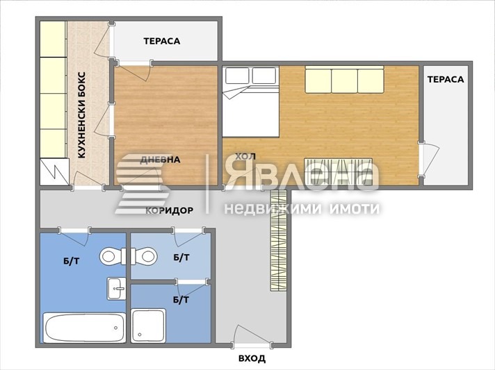 Te huur  1 slaapkamer Varna , Zavod Druzjba , 50 m² | 91030097 - afbeelding [8]