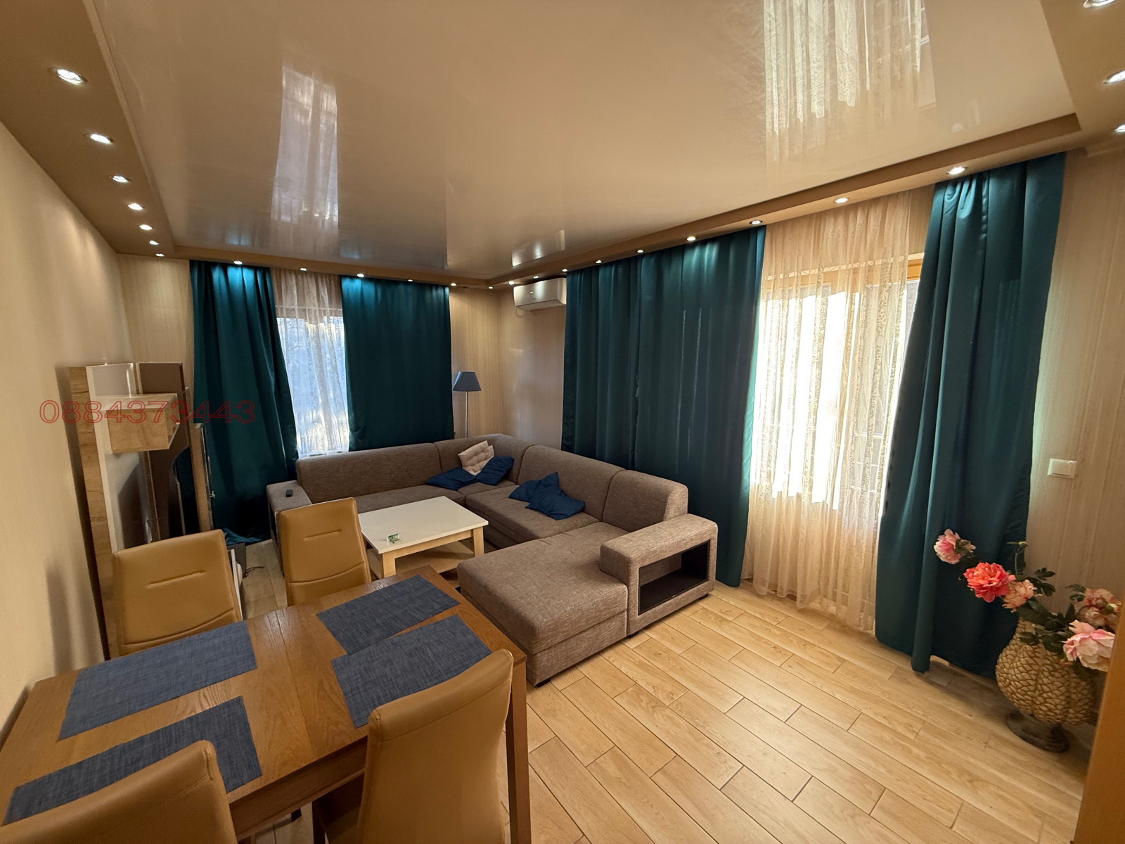 Дава под наем 3-СТАЕН, гр. Плевен, Идеален център, снимка 4 - Апартаменти - 53780332