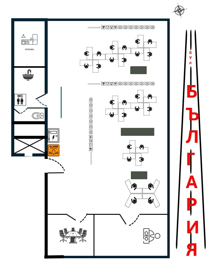Дава под наем ОФИС, гр. София, Манастирски ливади, снимка 3 - Офиси - 54156656