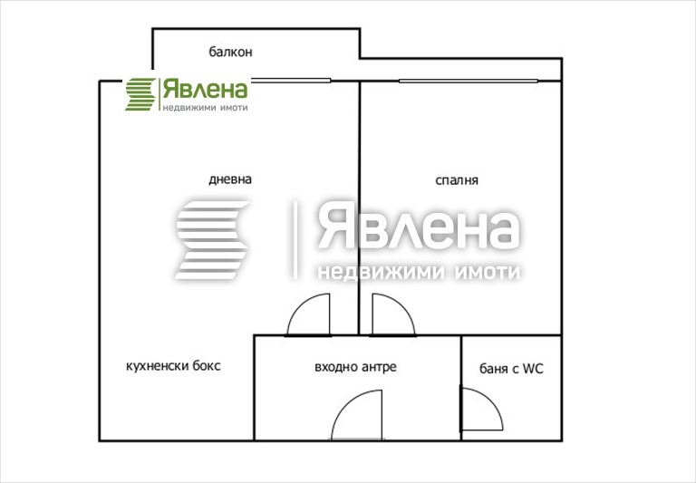 Издаје се  1 спаваћа соба Софија , Лозенец , 54 м2 | 49175641 - слика [8]