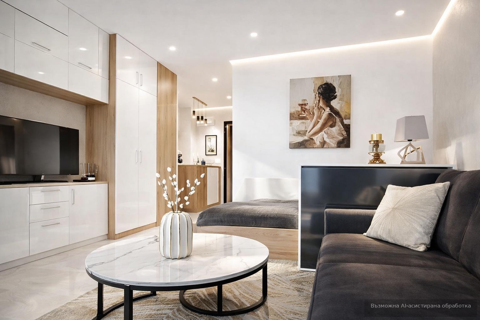 Дава под наем 1-СТАЕН, гр. Пловдив, Тракия, снимка 2 - Апартаменти - 54037433