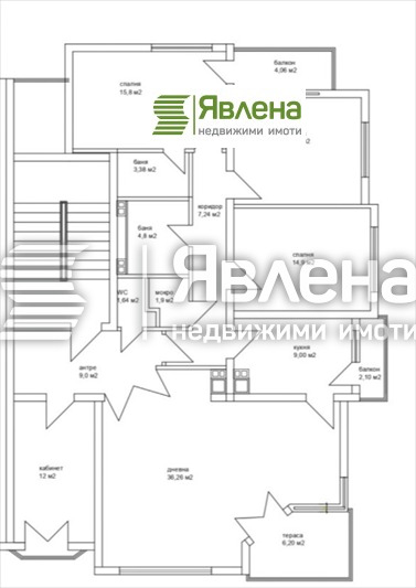 De inchiriat  3+ dormitor Sofia , Țentâr , 200 mp | 65448519 - imagine [6]