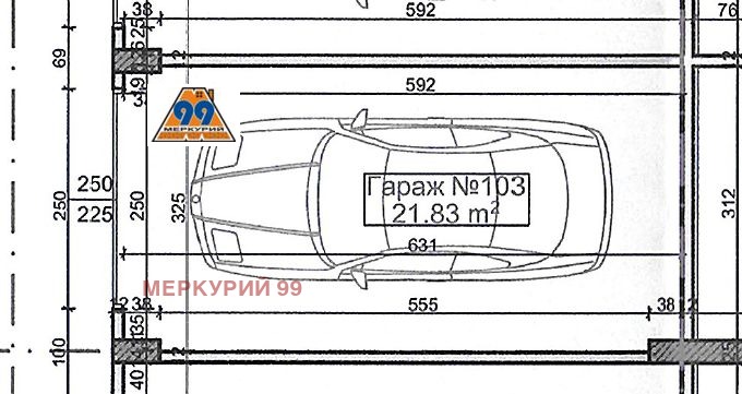 Дава под наем ГАРАЖ, ПАРКОМЯСТО, гр. София, Младост 4, снимка 3 - Гаражи и паркоместа - 49355047