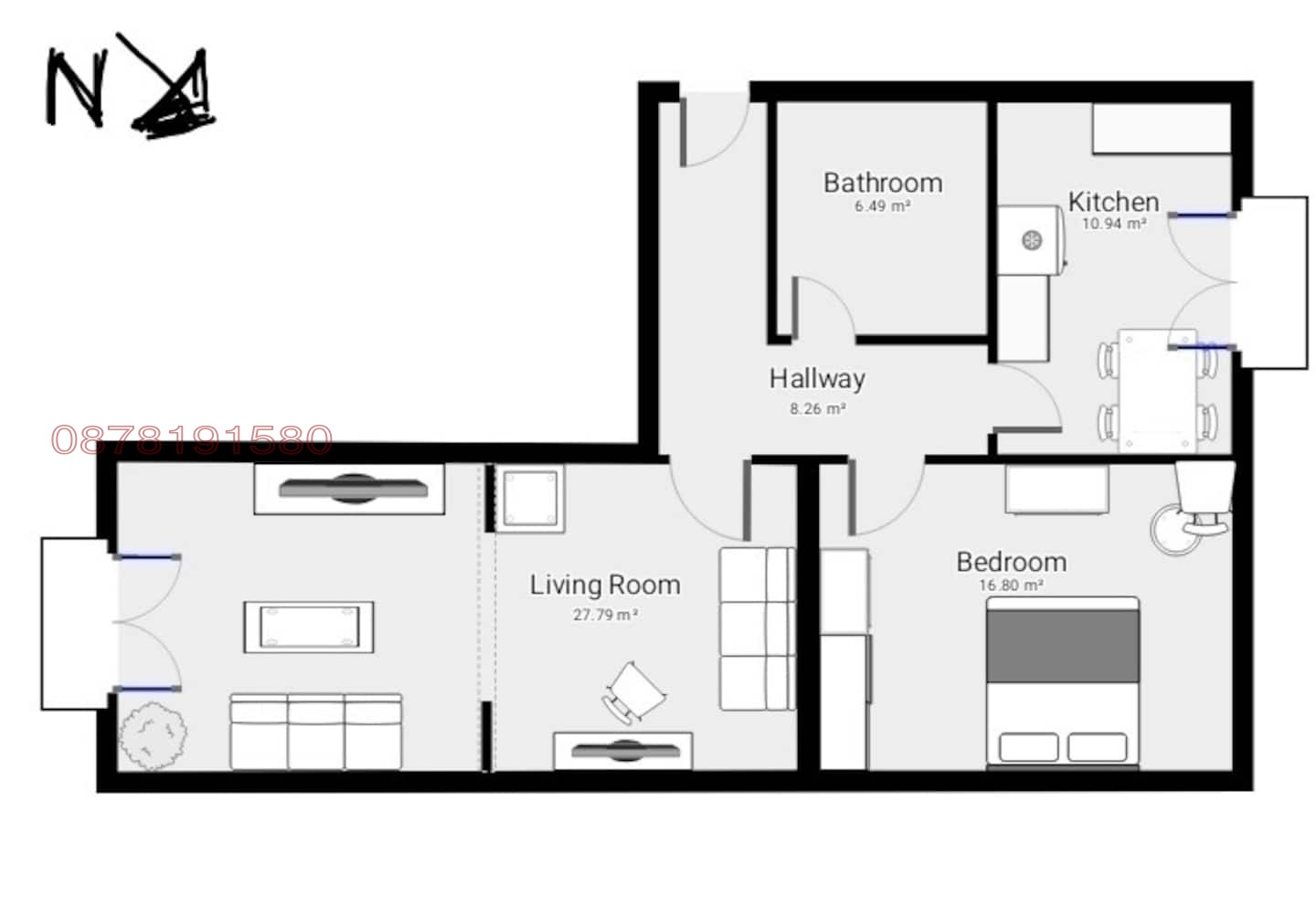 Дава под наем 3-СТАЕН, гр. Варна, Гръцка махала, снимка 8 - Апартаменти - 55836224