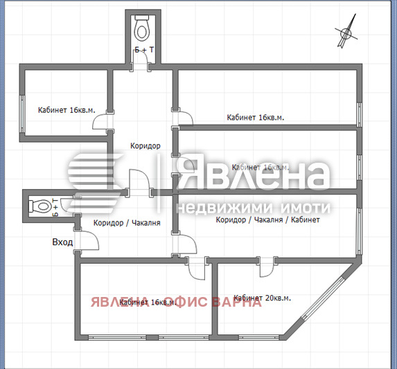 Издаје се  Канцеларија Варна , ВИНС-Червен плоштад , 124 м2 | 44019713