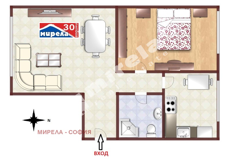 Дава под наем  2-стаен град София , Център , 85 кв.м | 59022912 - изображение [14]