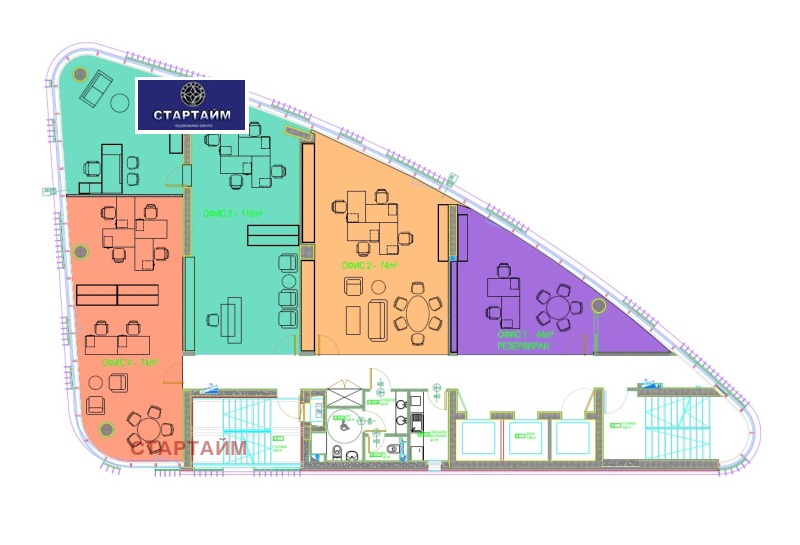 Zu vermieten  Büro Sofia , Manastirski liwadi , 190 qm | 36964909 - Bild [9]