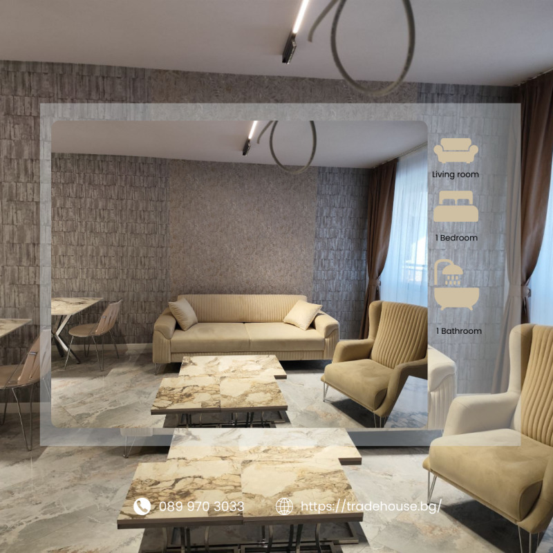 Дава под наем 2-СТАЕН, гр. Пловдив, Христо Смирненски