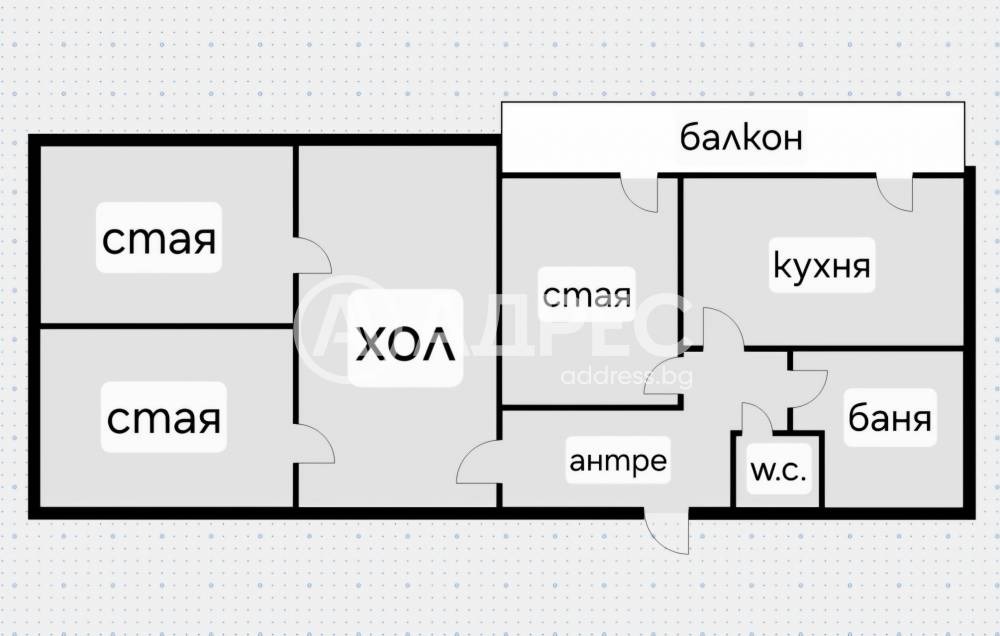 Дава под наем МНОГОСТАЕН, гр. София, Център, снимка 4 - Апартаменти - 55218559