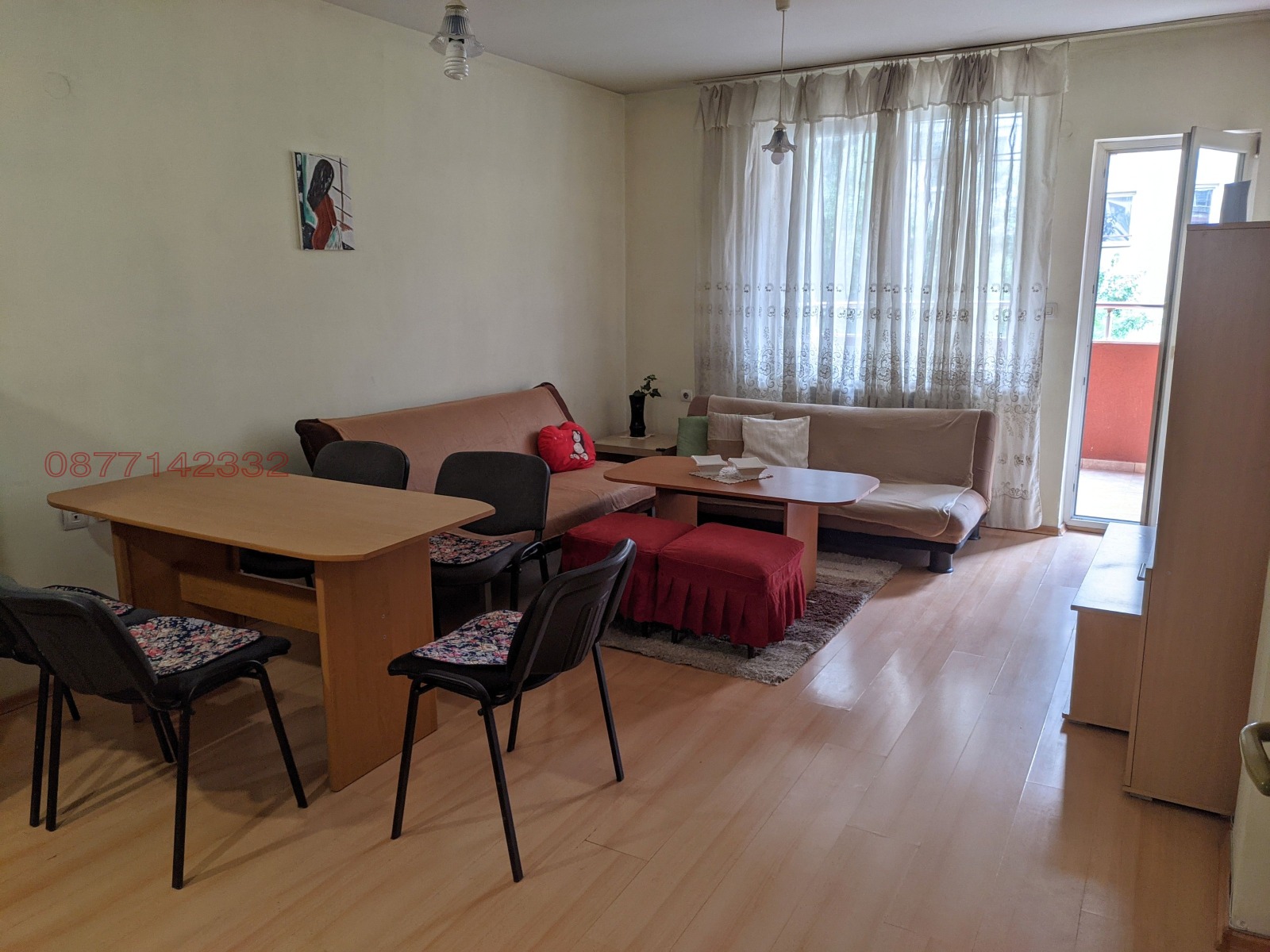 Дава под наем 3-СТАЕН, гр. София, Хиподрума, снимка 2 - Апартаменти - 56157650