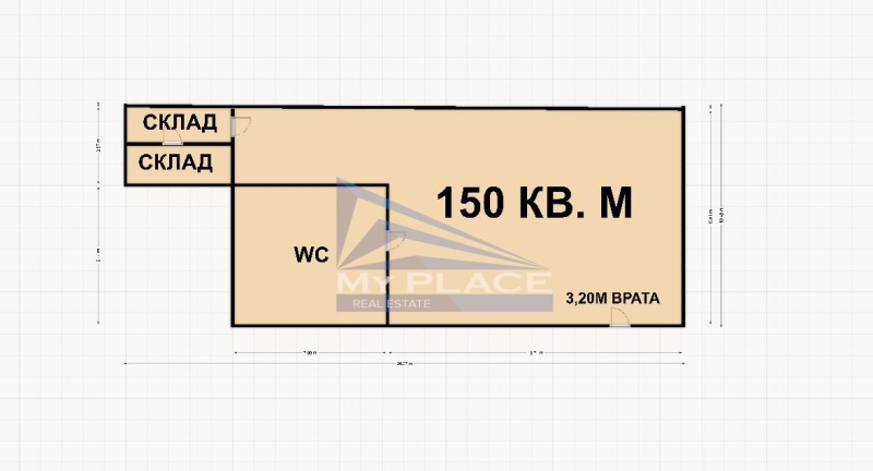 Da affittare  Magazzinaggio Shumen , Dobrudganski , 200 mq | 13871302