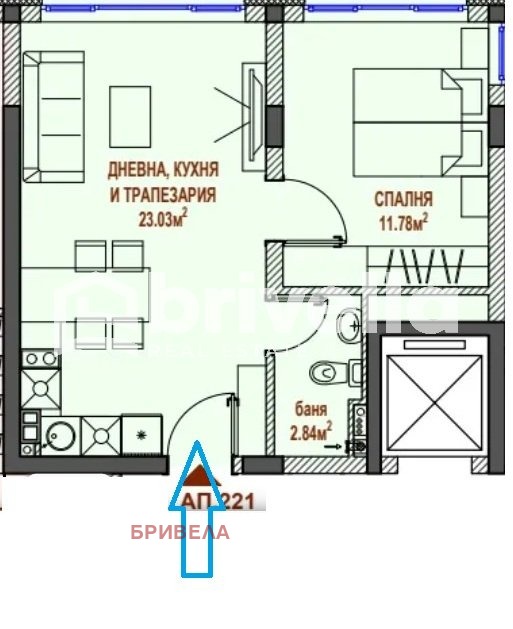 För uthyrning  1 sovrum Sofia , Ljulin 4 , 54 kvm | 95747305 - bild [17]