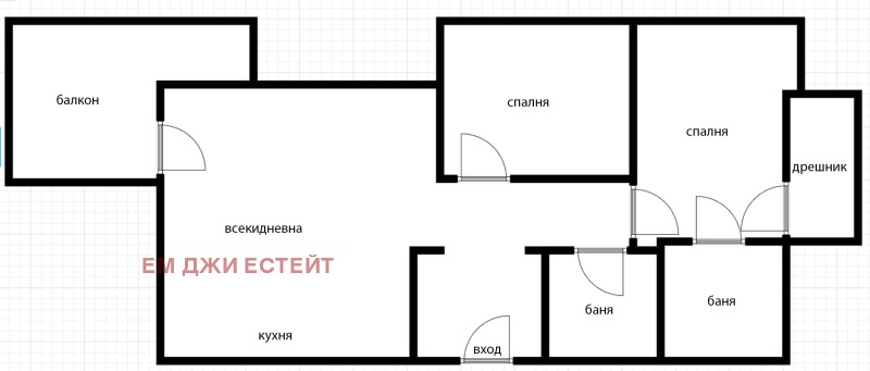 En renta  2 dormitorios Sofia , Vitosha , 143 metros cuadrados | 71368076 - imagen [4]