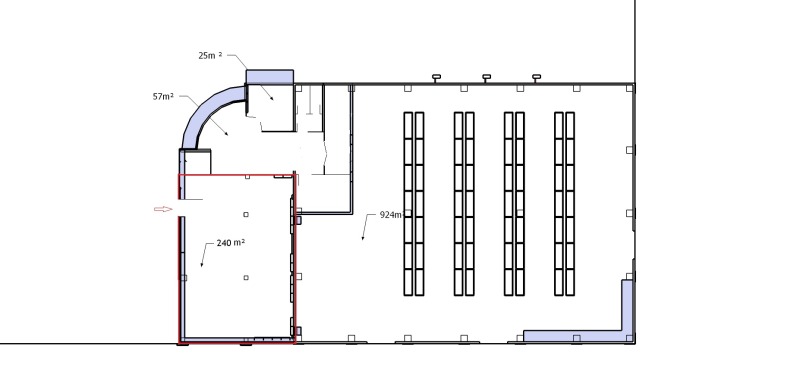 Издаје се  Схоп Софија , Дружба 1 , 240 м2 | 94324774 - слика [2]