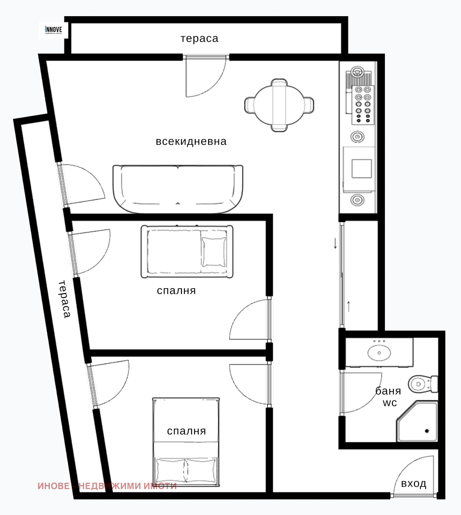 Дава под наем 3-СТАЕН, гр. София, Банишора, снимка 10 - Апартаменти - 53628678
