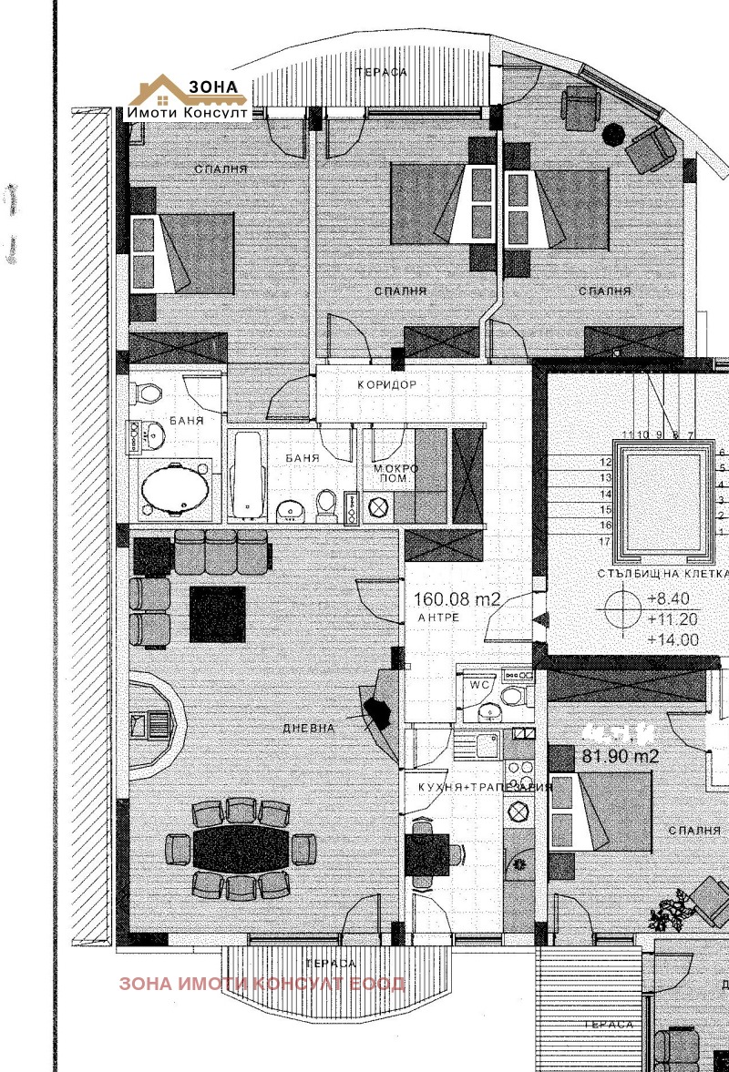 Kiralık  3+ yatak odası Sofia , Lozenec , 178 metrekare | 77579770 - görüntü [17]