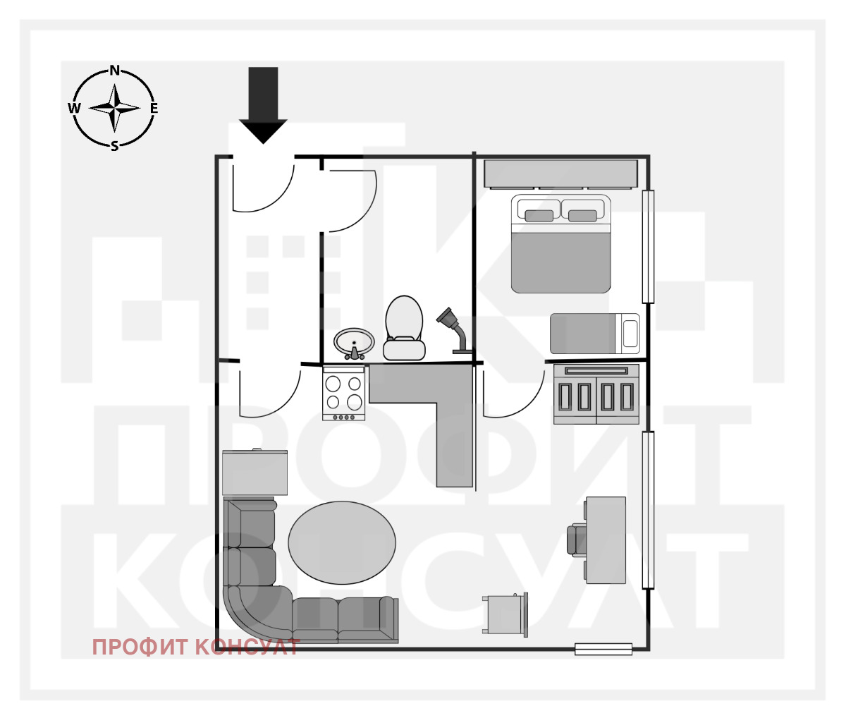 Дава под наем 2-СТАЕН, гр. Велико Търново, Зона Б, снимка 12 - Апартаменти - 54146611