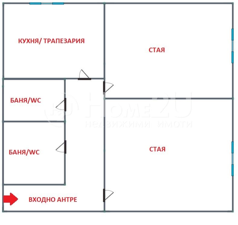 Дава под наем 3-СТАЕН, гр. София, Център, снимка 2 - Aпартаменти - 48893754