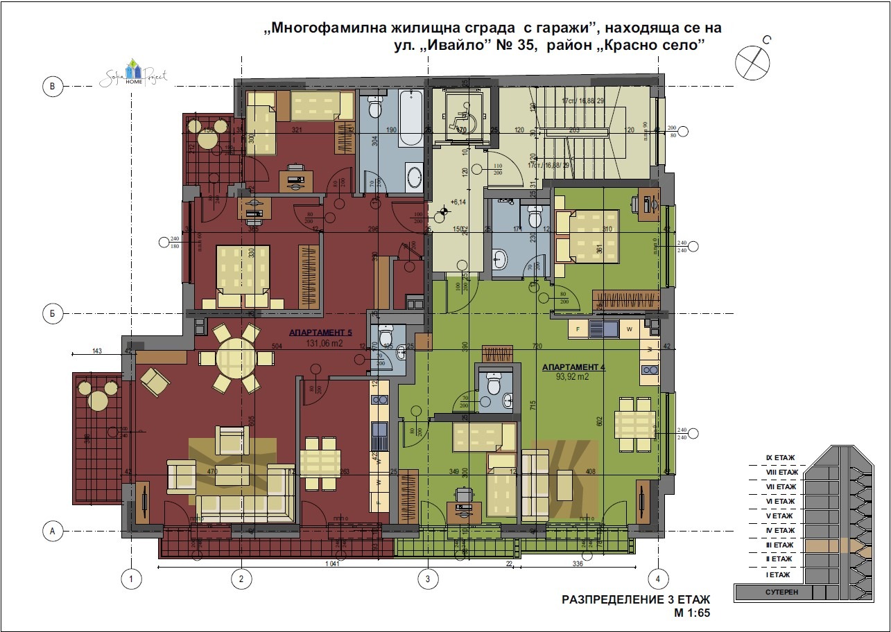 Дава под наем 3-СТАЕН, гр. София, Център, снимка 16 - Апартаменти - 54293073