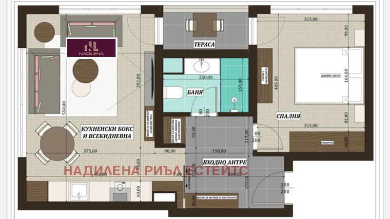 Дава под наем 2-СТАЕН, гр. София, Кръстова вада, снимка 17 - Апартаменти - 55140128