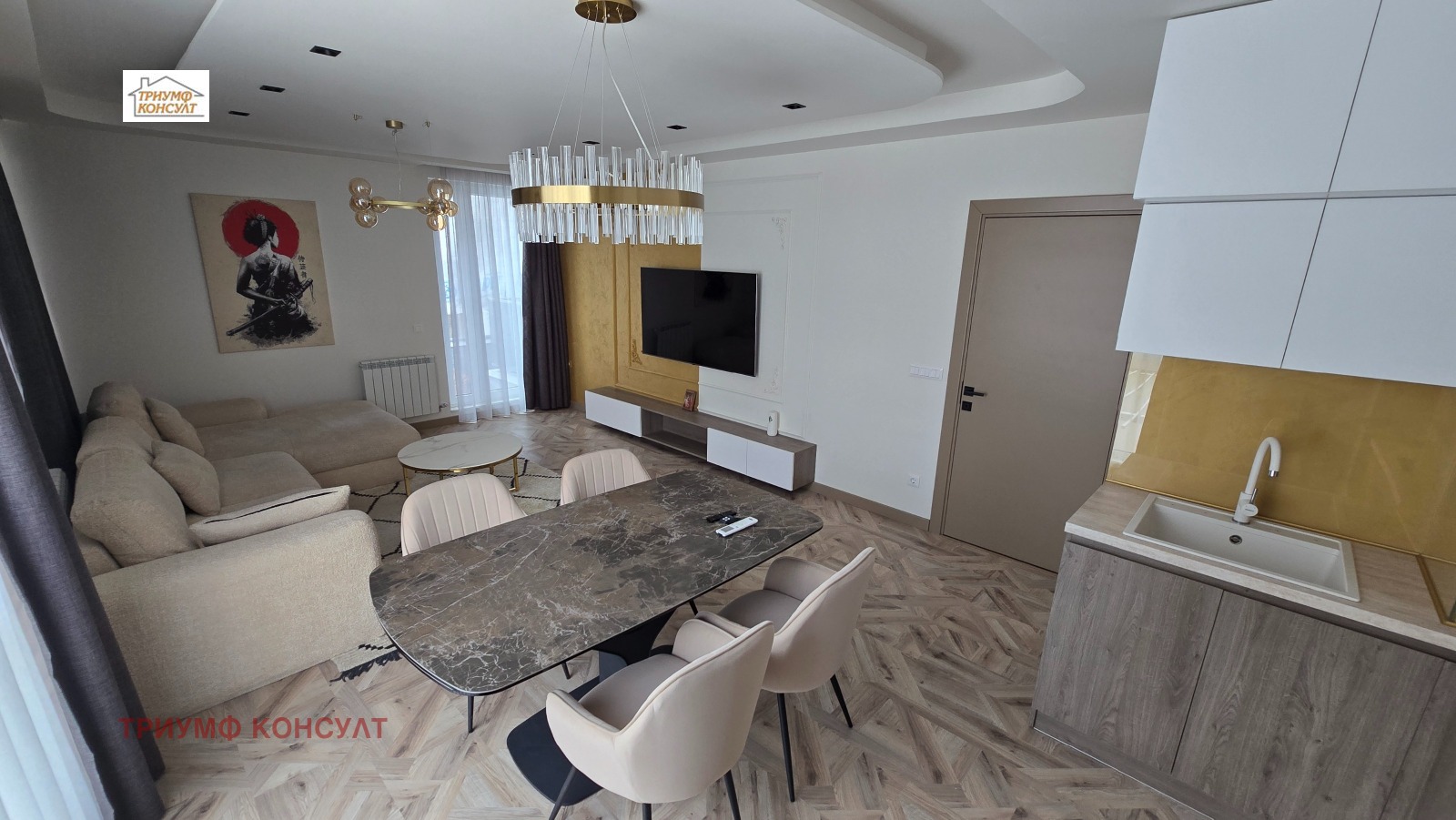Дава под наем 3-СТАЕН, гр. София, Витоша, снимка 3 - Апартаменти - 55102795