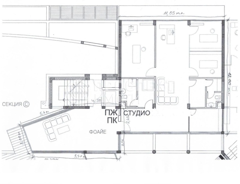 Til leje  Kontor Plovdiv , Tsentar , 177 kvm | 59004760 - billede [12]