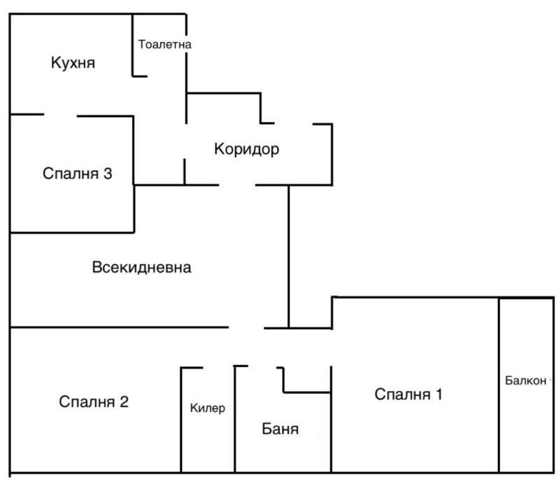 Дава под наем 3-СТАЕН, гр. София, Павлово, снимка 9 - Апартаменти - 52665894