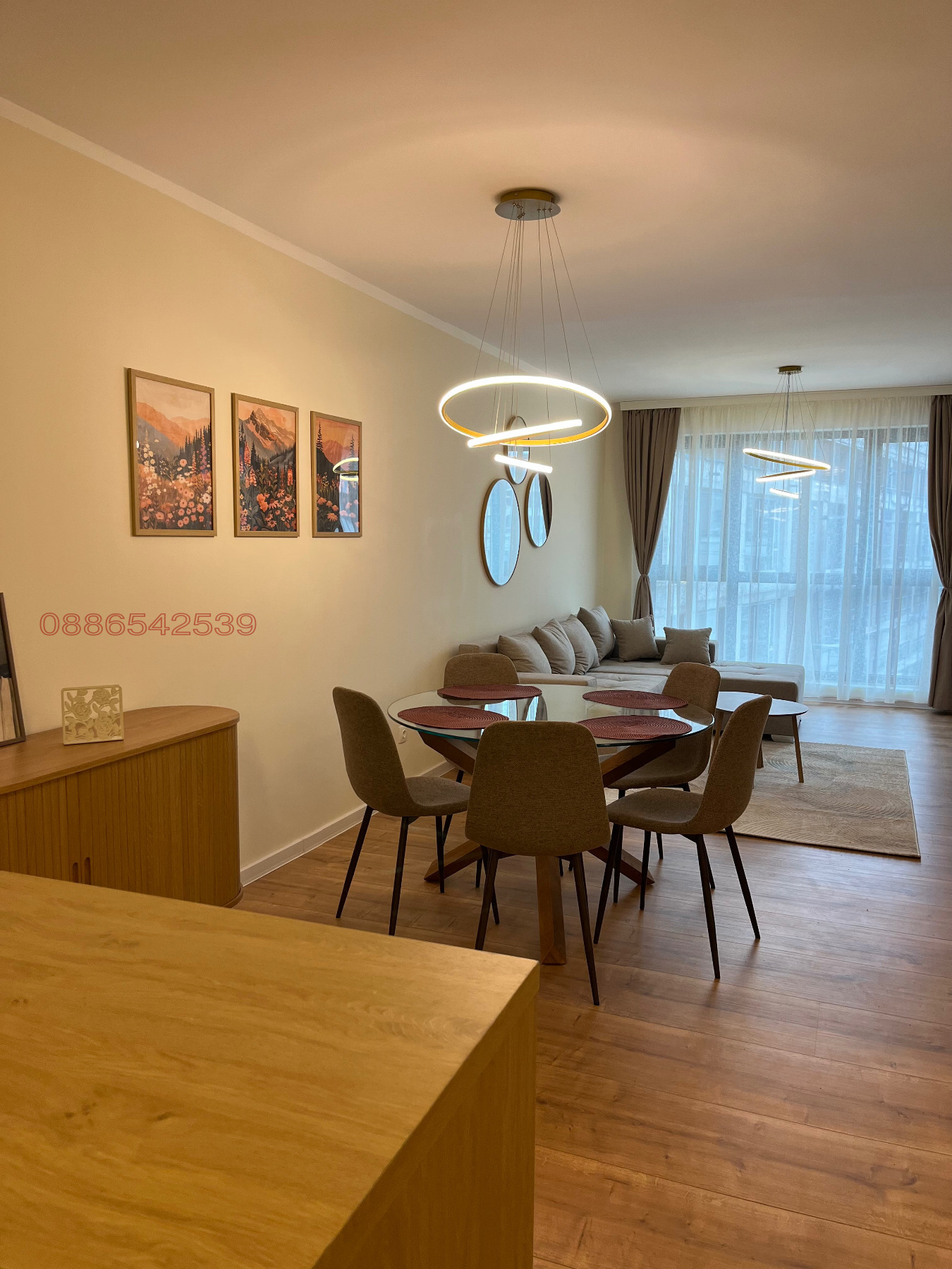 Дава под наем 2-СТАЕН, гр. София, Витоша, снимка 4 - Апартаменти - 53962429