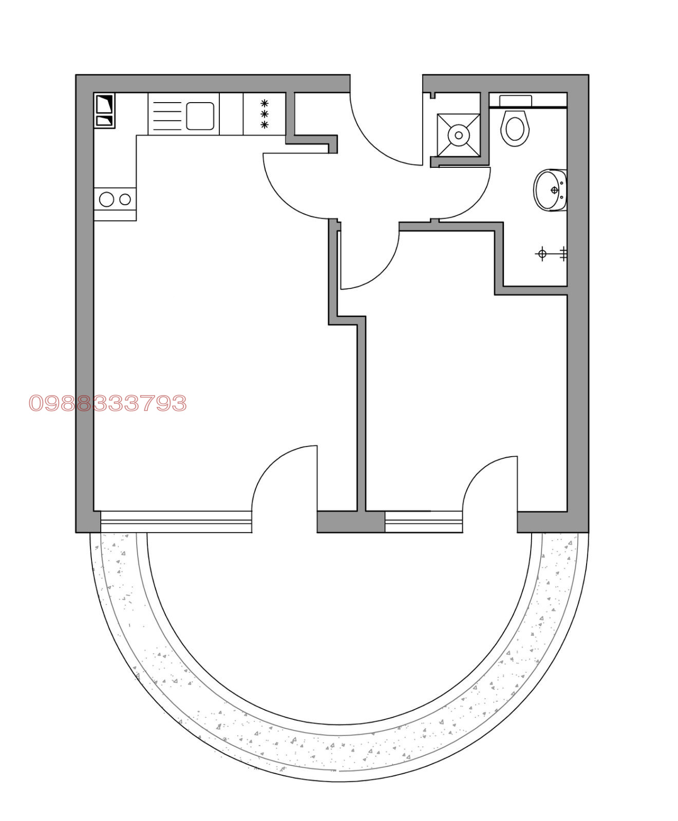 Дава под наем 2-СТАЕН, гр. София, Манастирски ливади, снимка 9 - Апартаменти - 54117366