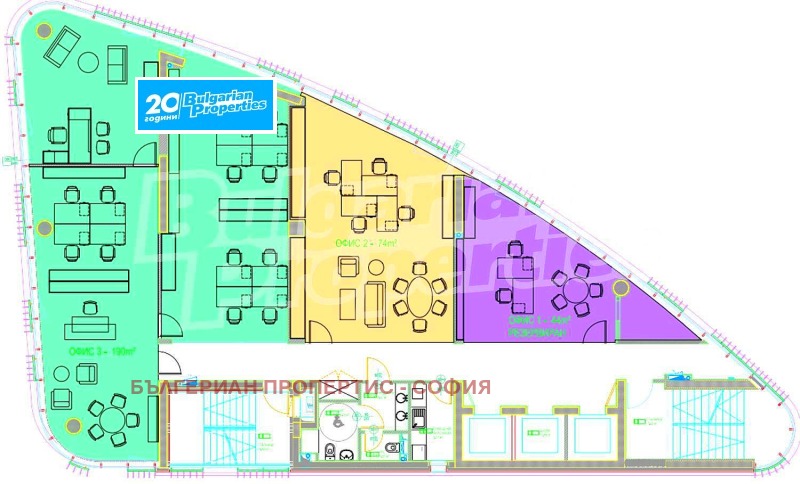 Zu vermieten  Büro Sofia , Manastirski liwadi , 190 qm | 31102281 - Bild [8]