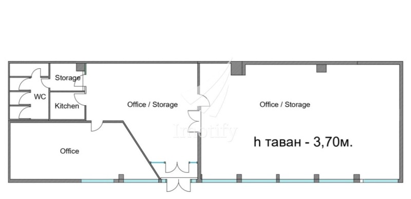 Дава под наем БИЗНЕС ИМОТ, гр. София, Гео Милев, снимка 4 - Други - 52526106