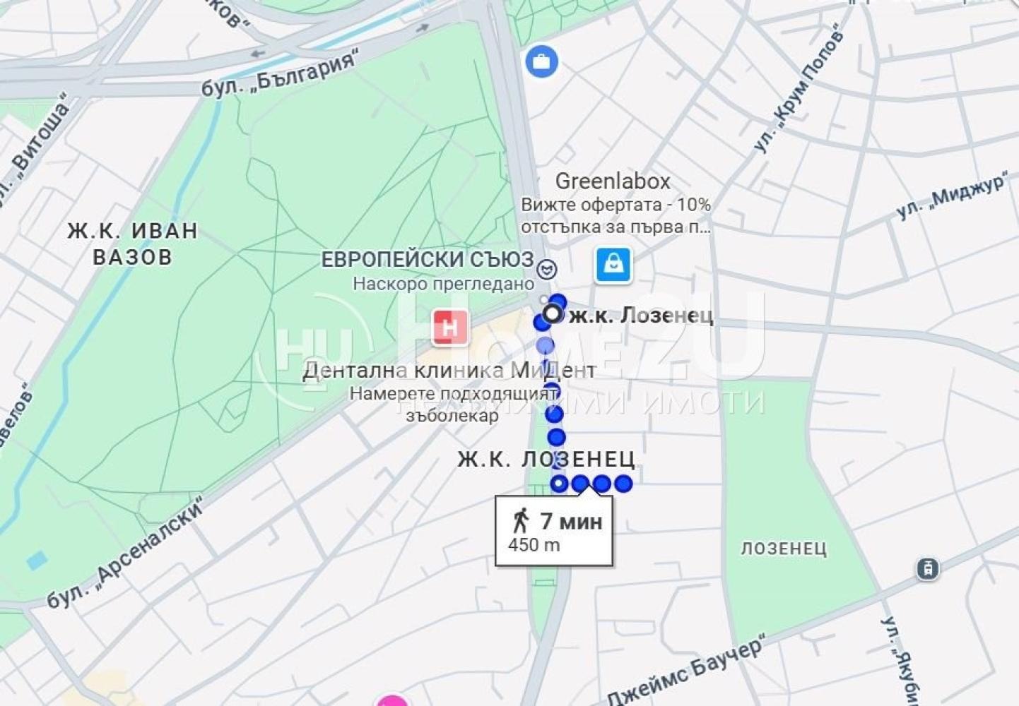 Дава под наем 2-СТАЕН, гр. София, Лозенец, снимка 11 - Апартаменти - 54817452