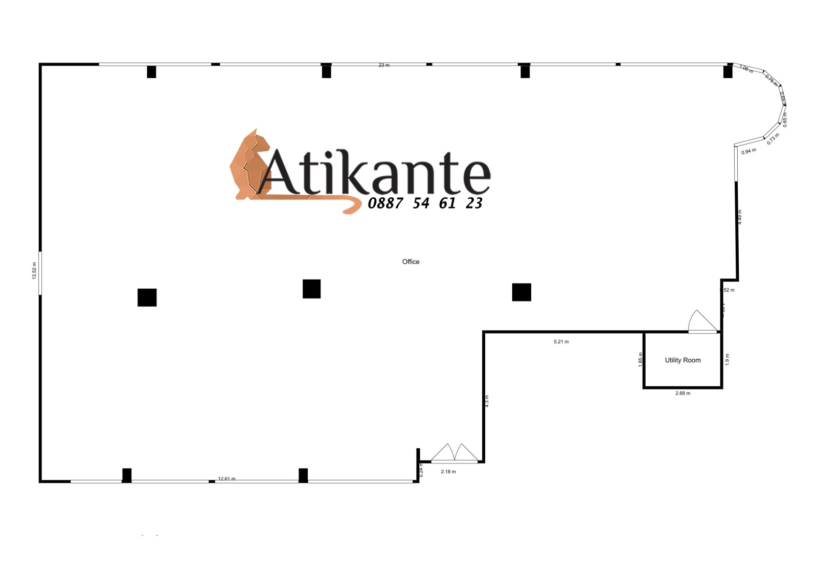 Дава под наем ОФИС, гр. София, Хладилника, снимка 8 - Офиси - 54044852