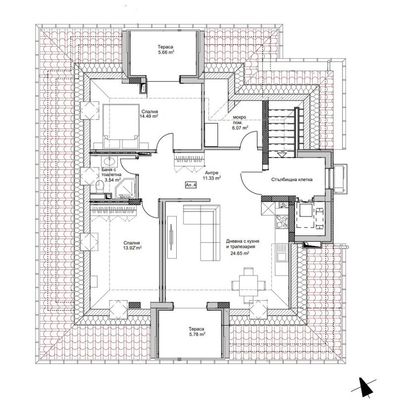 Vuokrattavana  2 makuuhuonetta Sofia , Darvenitsa , 100 neliömetriä | 12555531 - kuva [16]