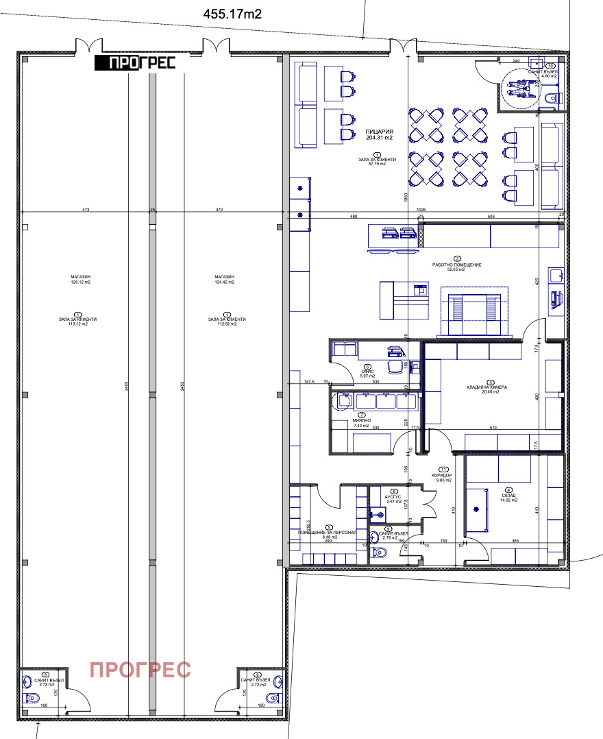 Дава под наем МАГАЗИН, гр. София, Дружба 1