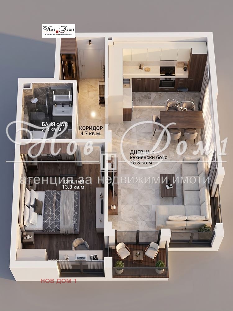 Дава под наем 2-СТАЕН, гр. Варна, Бриз, снимка 16 - Апартаменти - 55612649