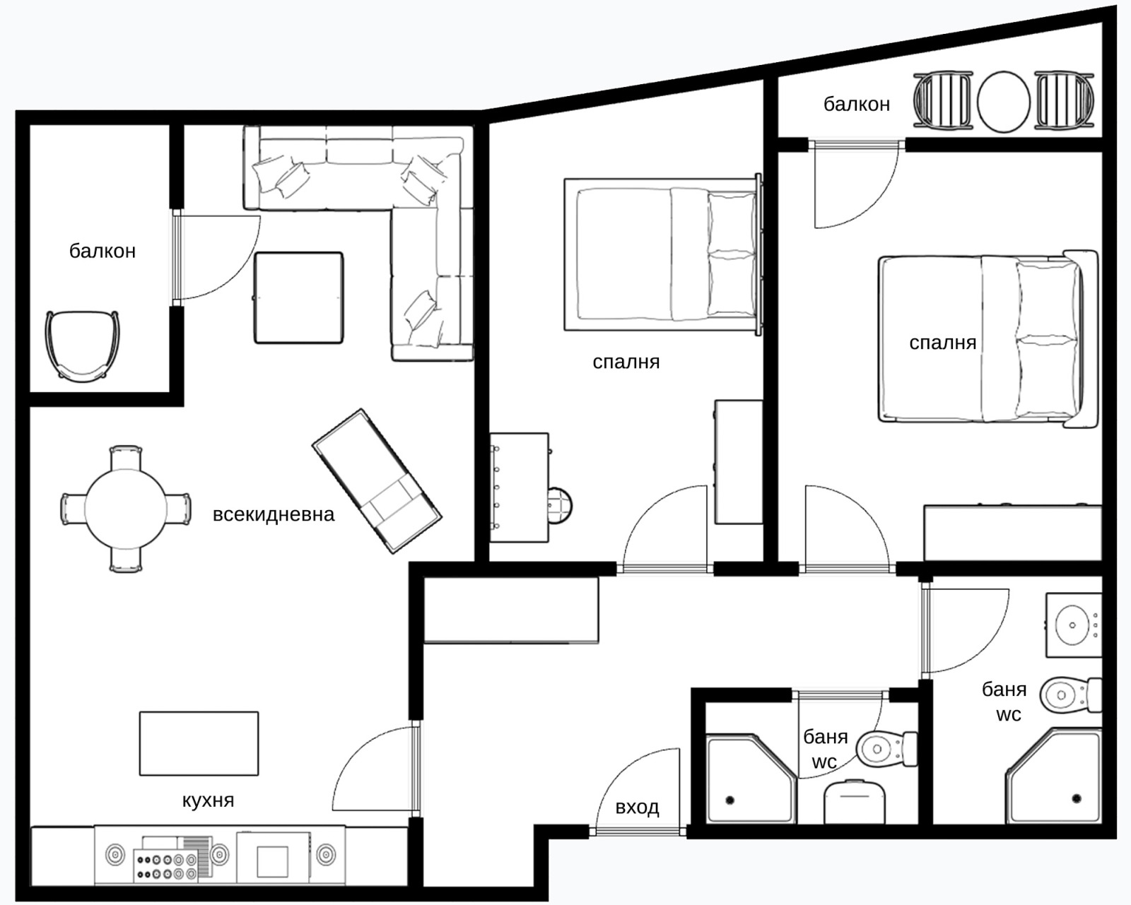 Дава под наем 3-СТАЕН, гр. София, Симеоново, снимка 16 - Апартаменти - 53892229