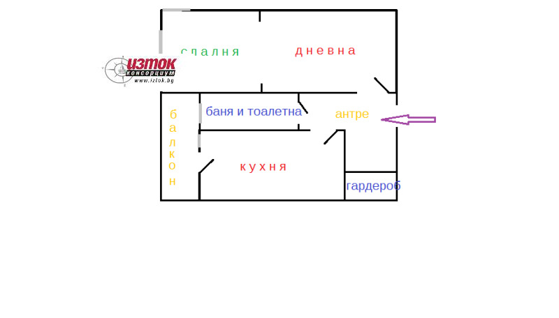 Προς ενοικίαση  1 υπνοδωμάτιο Σοφηια , ΤΣενταρ , 58 τ.μ | 36602553 - εικόνα [16]