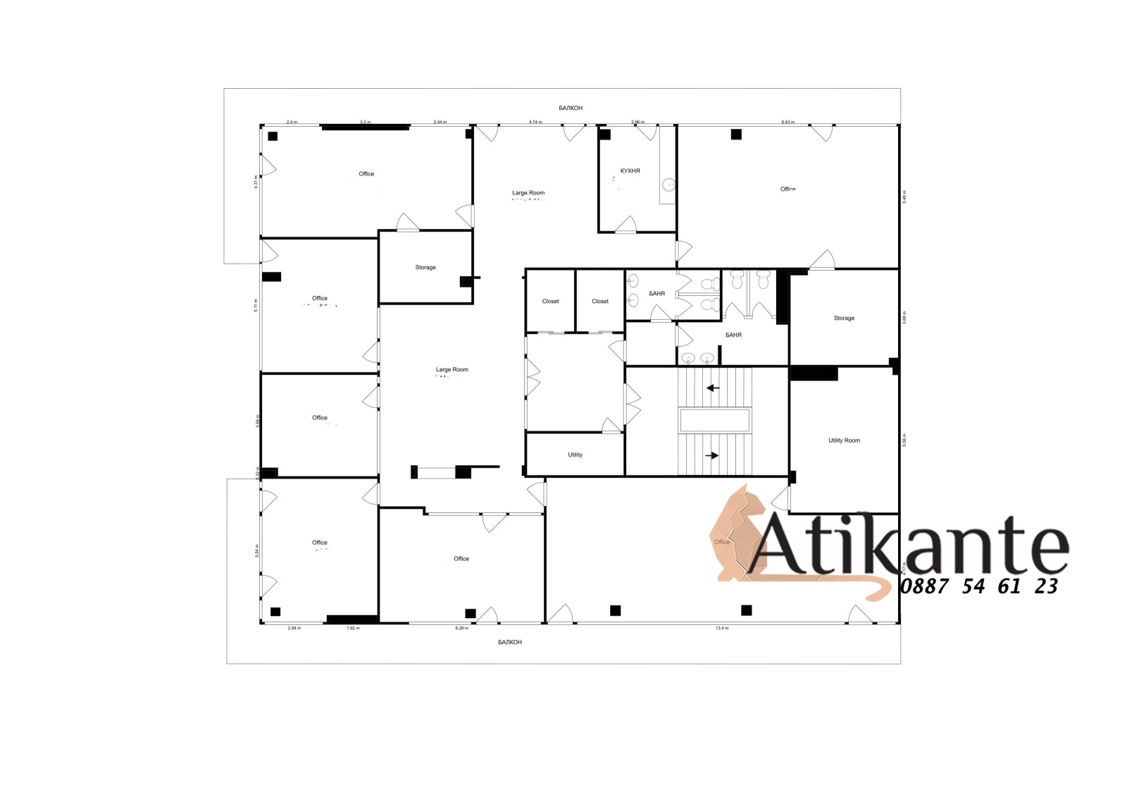 Дава под наем ОФИС, гр. София, Малинова долина, снимка 11 - Офиси - 53831204