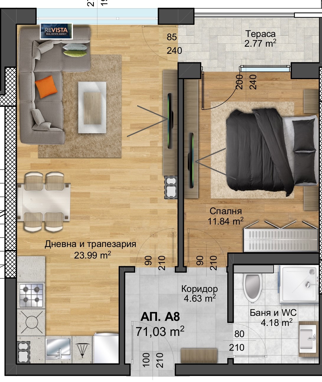 Дава под наем 2-СТАЕН, гр. Пловдив, Христо Смирненски, снимка 2 - Апартаменти - 53626393