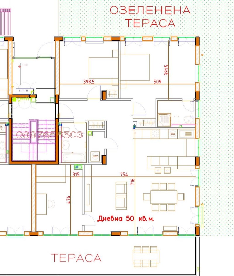 A louer  3 chambres Sofia , v.z.Malinova dolina , 160 m² | 93285898 - image [14]