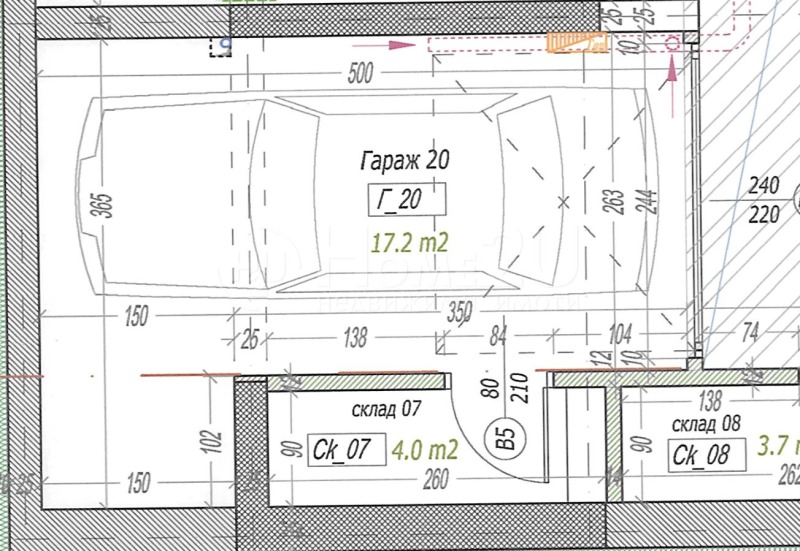 Дава под наем ГАРАЖ, ПАРКОМЯСТО, гр. София, Малинова долина, снимка 2 - Гаражи и паркоместа - 52562456
