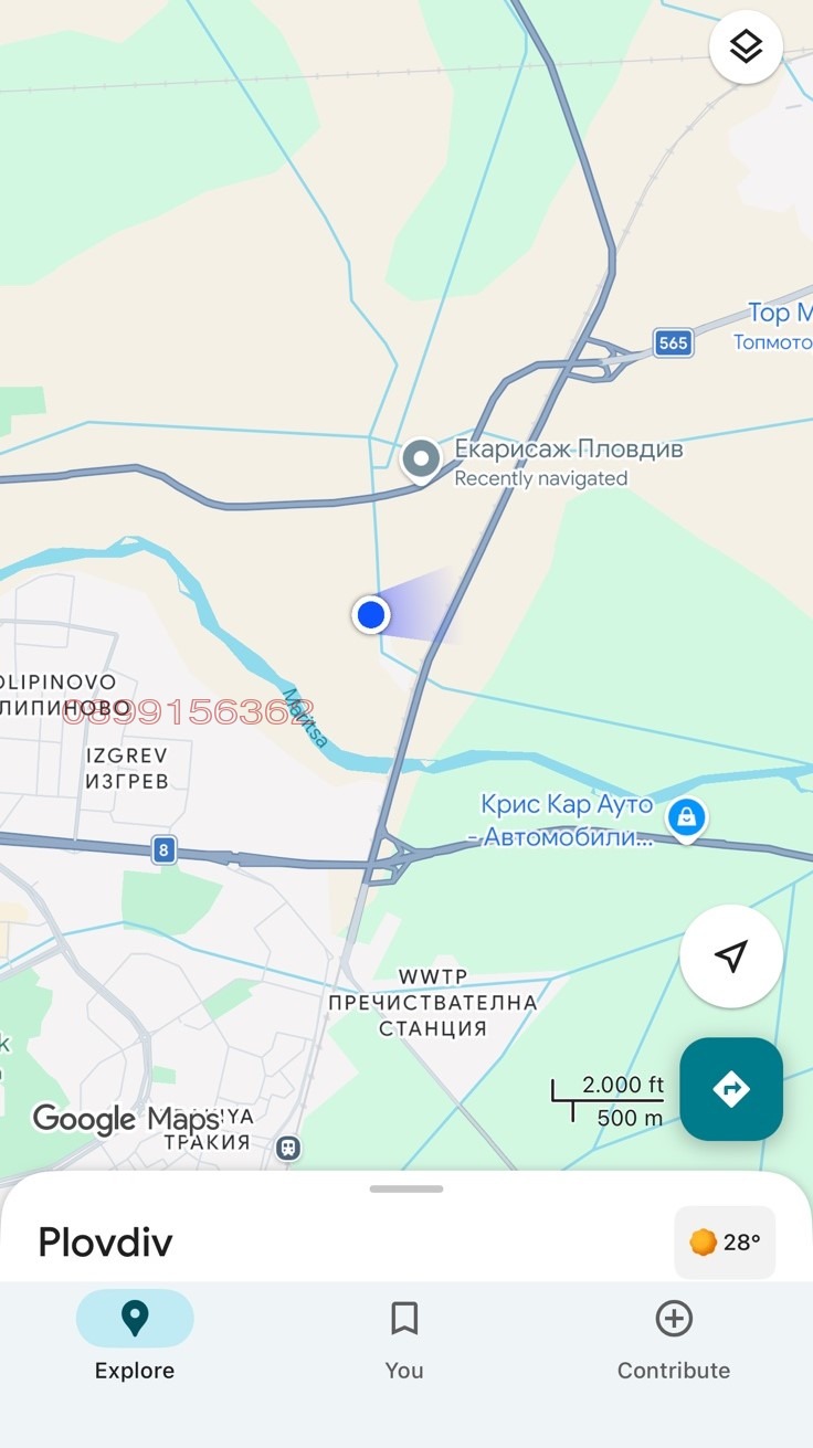 Дава под наем ГАРАЖ, ПАРКОМЯСТО, гр. Пловдив, Рогошко шосе, снимка 2 - Гаражи и паркоместа - 55573533
