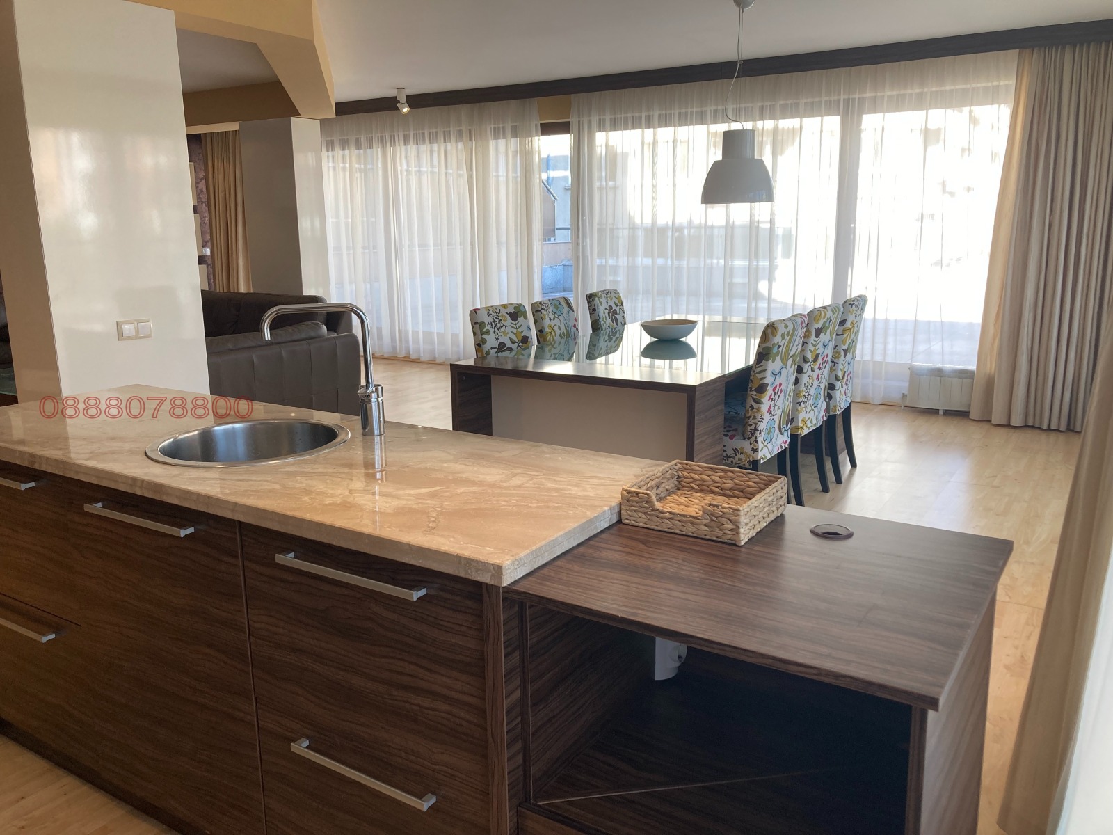 Дава под наем МНОГОСТАЕН, гр. София, Борово, снимка 3 - Апартаменти - 56213338