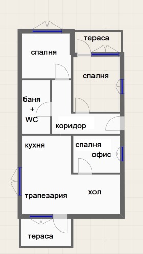 Многостайни апартаменти под наем в град Варна, Чаталджа - изображение 1 