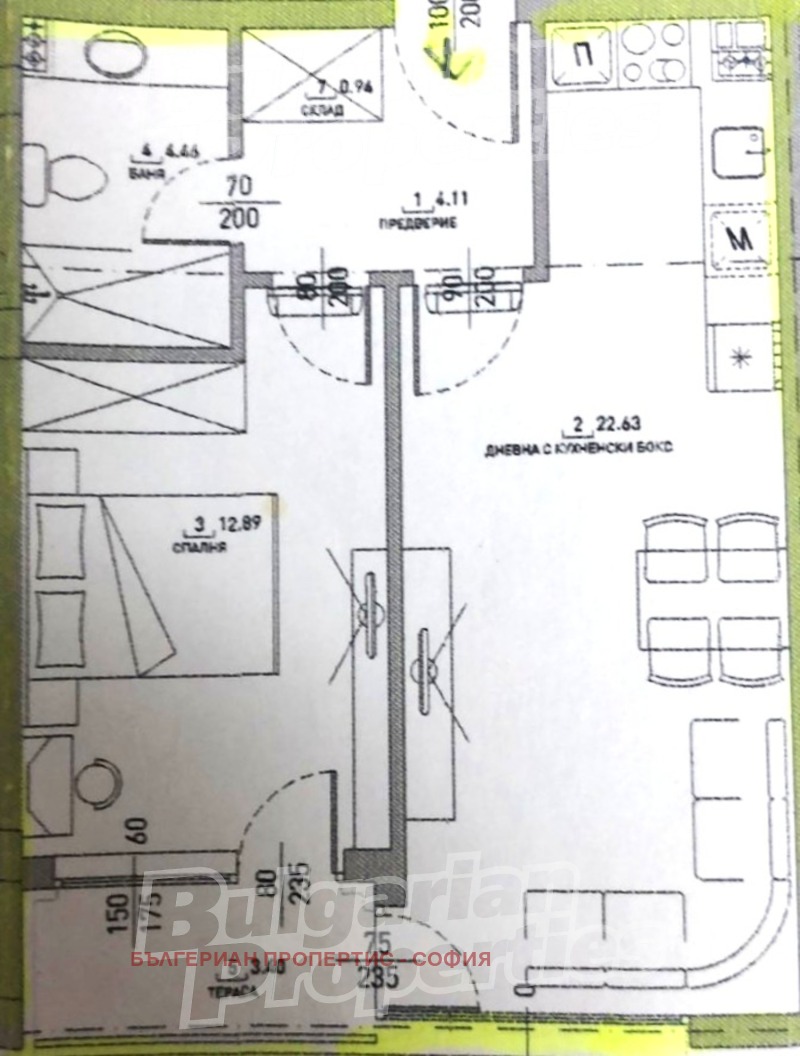Дава под наем 2-СТАЕН, гр. София, Малинова долина, снимка 17 - Апартаменти - 52845782