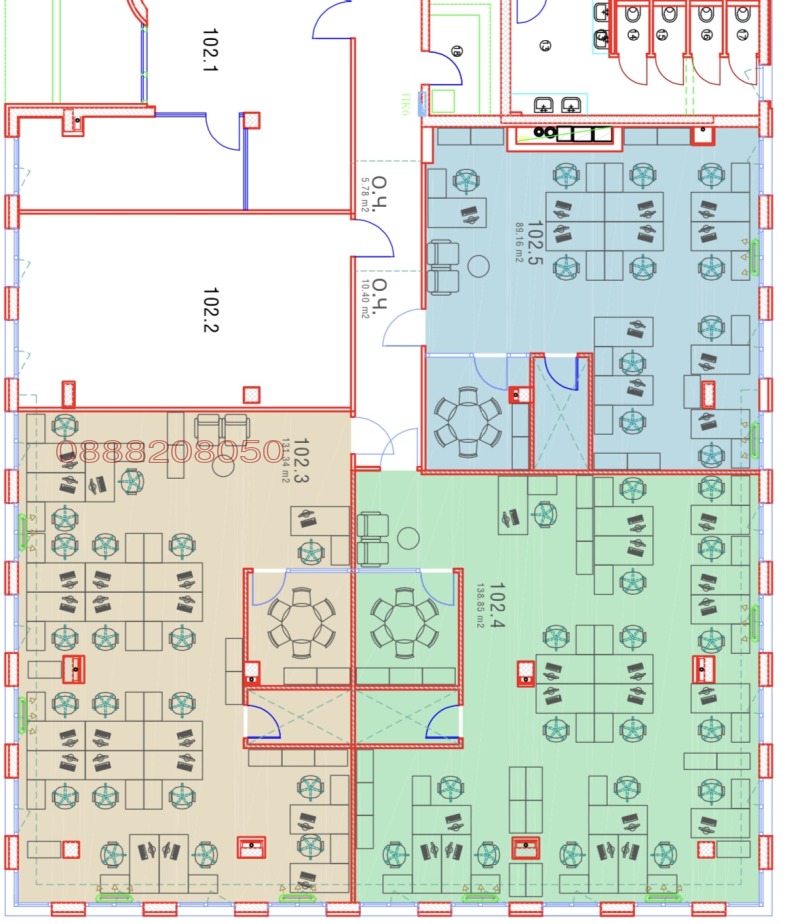 Дава под наем ОФИС, гр. София, Младост 4, снимка 5 - Офиси - 53518699